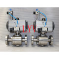 Pneumatic Flanged Stainless Steel Ball Valve